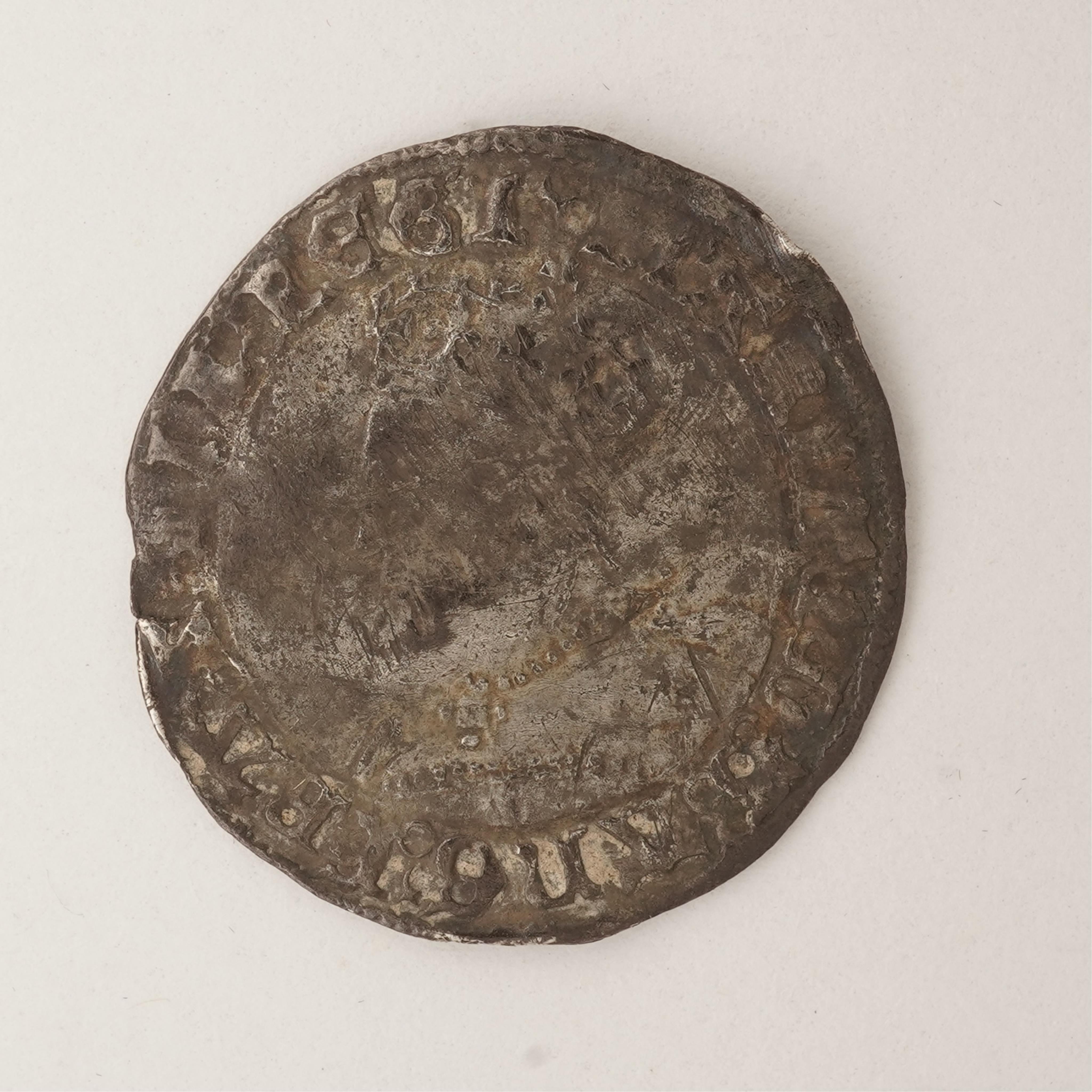 British hammered silver coins, Mary I (1553-54), groat, S. 2492, creased otherwise about fine